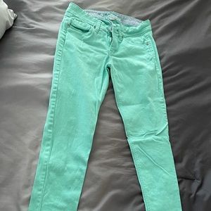 Rue 21 mint pants size 3/4